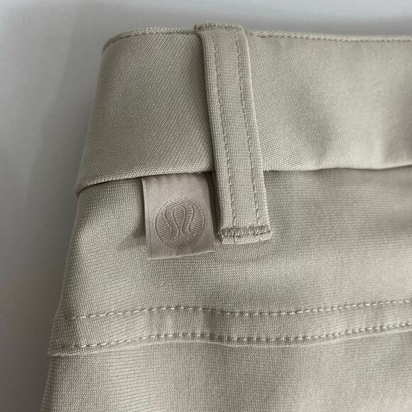 Lululemon ABC Classic Fit 5 Pocket Pant Warpstreme Mens 31 Nomad Khaki Business - Picture 5 of 11